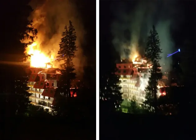 Abandonat în 2005, incendiat în 2017, Ciucaşul din Poiană se „ridică” din cenuşă
