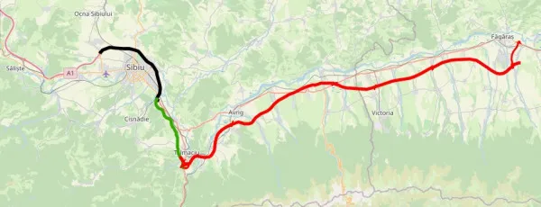 Autostrada Făgăraş - Sibiu, în martie se lansează  licitaţia pentru constructor