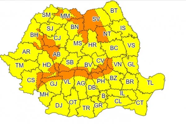 O noapte de „iarnă adevărată”: Toată ţara a intrat sub cod de viscol şi zăpadă troienită