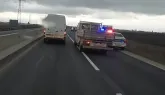 Cadavru în şanţ, pe ocolitoarea Braşovului 