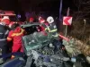 Alt „sinucigaș”: Șofer tânăr, mașina scăpată în curbă, a păcălit și el moartea