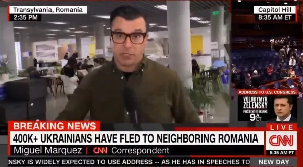 Brașovul „wow”, în direct pe CNN. Transmisiune de la centrul de refugiați din Ucraina