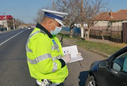 Vulcan: Oprit în intersecţie, avea 1,35 la mie