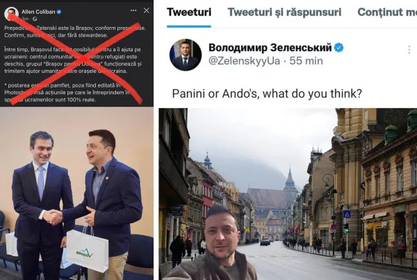 Să râdă Braşovul, că-njură destul: Gluma cu Zelensky  şi boacăna Coliban