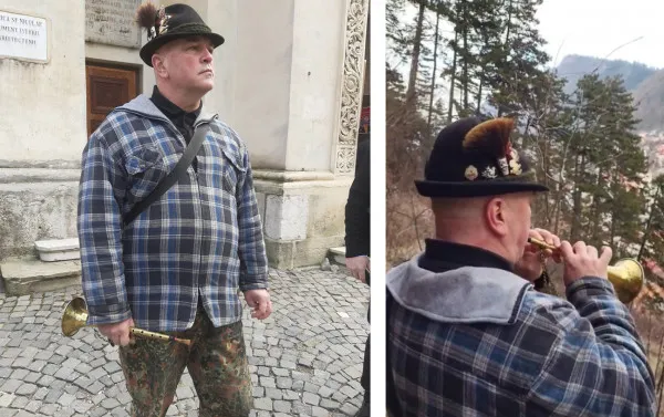 Surlaşul a anunţat sosirea primăverii, în patru colţuri ale Braşovului. Acum Bunăvestire, înainte „revelionul” dacilor