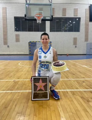 Biljana Pesovic, meciul cu numărul 200 în tricoul Olimpiei CSU