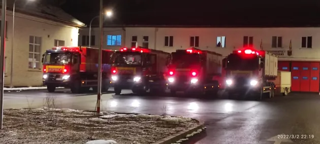 Braşovul a instalat 3 tabere mobile la graniţă. Inclusiv cu bucătărie mobilă şi generator de curent  