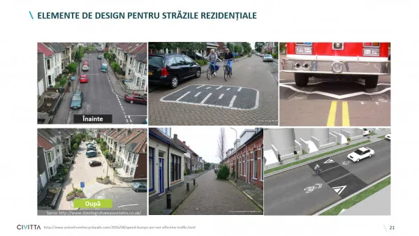 Pista ideală pentru biciclişti: mai înaltă decât strada, mai joasă decât trotuarul