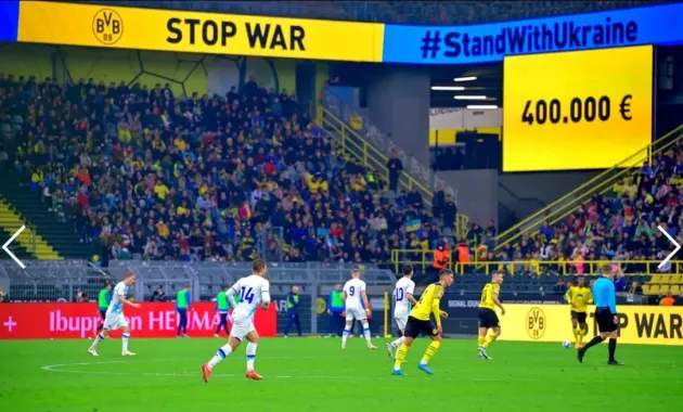 Dinamo Kiev a învins Borussia Dortmund, într-un meci caritabil de 400.000 de euro
