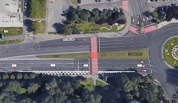 Primăria Brașov încearcă un nou plan pentru reduce blocajele în trafic de la Gară. O porțiune din Bulevardul Gării va fi îngustată cu ajutorul unor marcaje