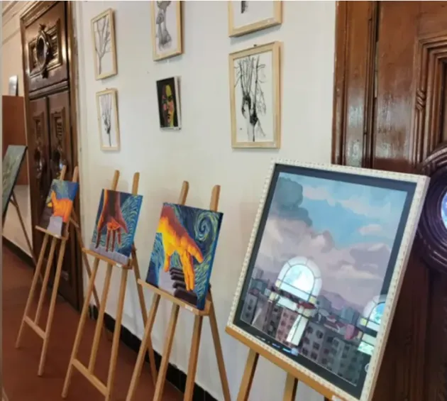 Artişti-ucenici, în expoziţie