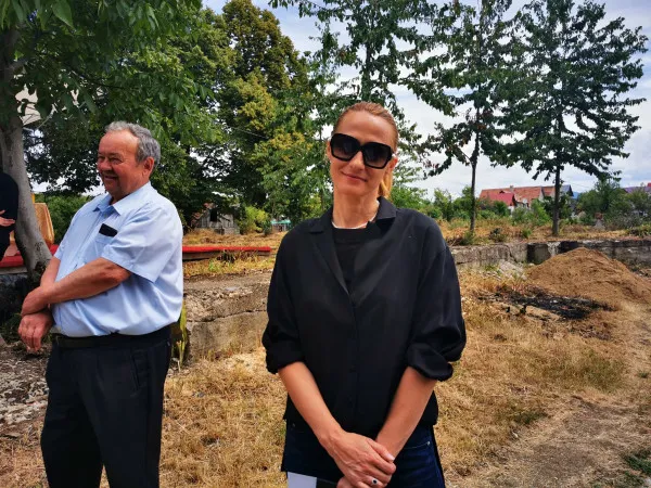 Biserica din Grid a fost sfinţită, Camelia Potec s-a aflat printre oaspeţi