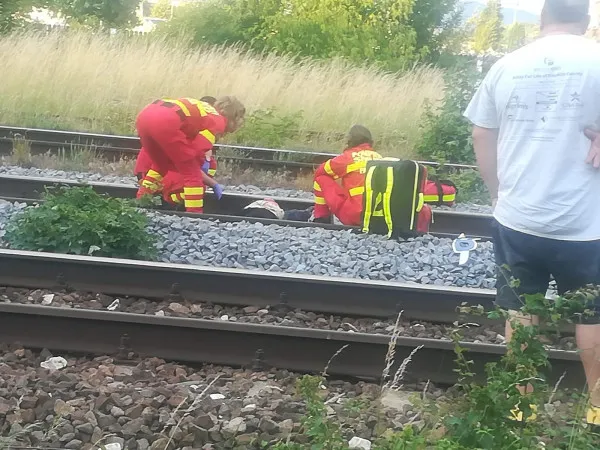 Călcată de tren la intrarea în Gara Braşov