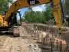O porţiune din drumul judeţean ce duce la Baza NATO de la Cincu, reabilitată până în luna septembrie