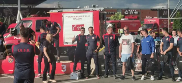 ISU Braşov, locul 4 în concursul celor mai puternici pompieri din ţară