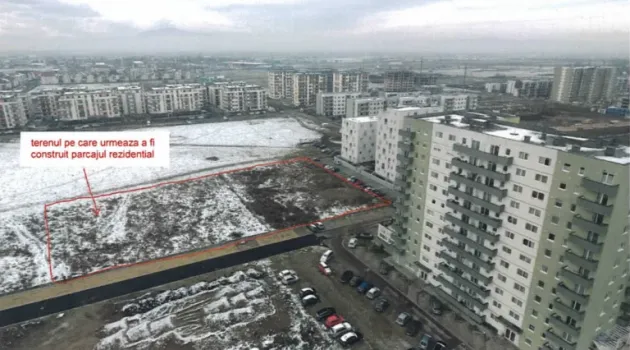 „Blocul – parcare” din Tractorul: 624 de locuri, 94 de copaci, posibil şi lift