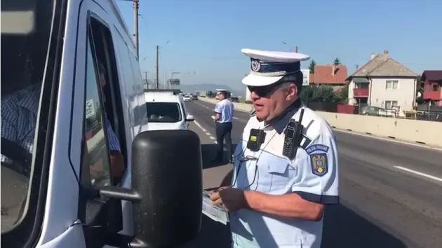 La volan, cu peste unu la mie, pe o stradă din Hărman