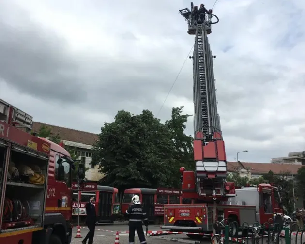 Incendiu la secţia de chirurgie a Spitalul Militar Braşov