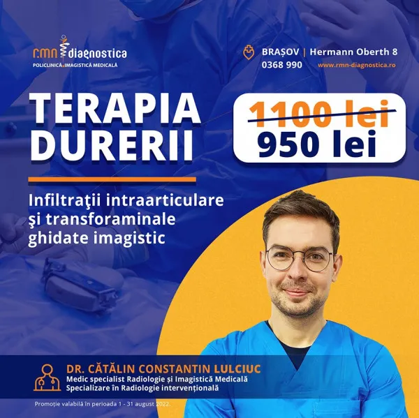 Primul centru medical din Braşov care tratează durerea