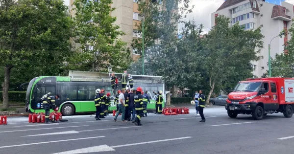 LOTUL CEHIA: Verificat şi reintrodus în circulaţie. Cele 60 de autobuze nu au probleme, nu se ştie ce a cauzat incendiul din 23 iunie