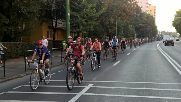 „Marşul bicicliştilor”, vineri, cu o săptămână mai repede decât era cutuma