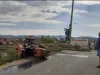 A murit în tractor, lovit în plin de tren