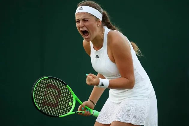 Jelena Ostapenko a făcut o criză de nervi la Wimbledon