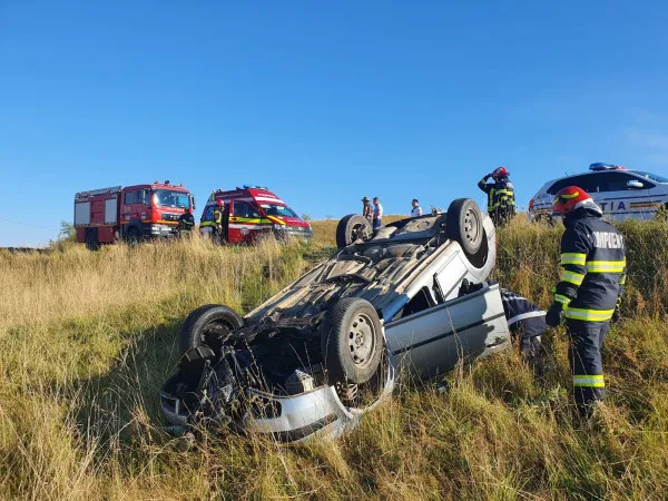 În „menghină” pe DJ 104 B