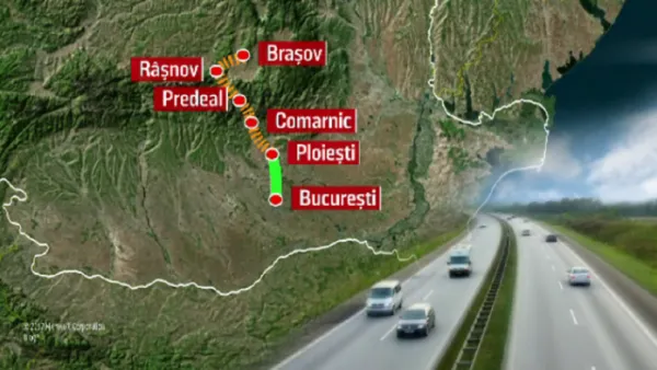 Ne „învârtim în cerc” cu autostrada Comarnic - Braşov
