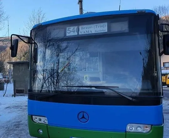 Autobuzele de pe linia 540 vor opri și în Teliu. În Brașov, capătul de linie nu va mai fi în Triaj