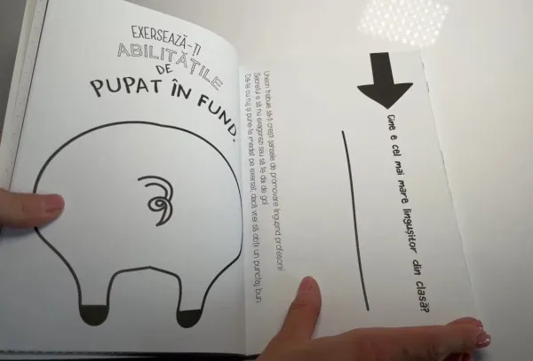 „Profu’ crede că învăţ”