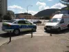 Pericol în trafic: curier prea grăbit să „stea” în trafic