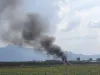 A ars pe şosea, la intrare în Braşov