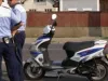 Prins pe moped, de două ori infractor