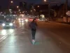 S-a accidentat plimbându-se noaptea cu trotineta, pe Tâmpei
