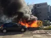 60 de ani, dădea foc la ghene