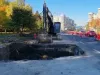 Lucrările „urgente” de pe Gării au luat „pauză”