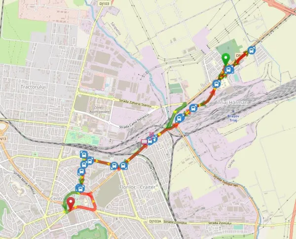 La cererea cetăţenilor, RATBV modifică traseul liniei 54