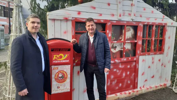 Moş Crăciun a încheiat un „parteneriat” cu Poşta Braşov