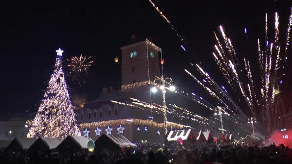 2023, anunţat la Braşov cu 5 focuri de artificii