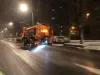 40 de utilaje de deszăpezire, scoase pe străzi în prima noapte de iarnă din Braşov