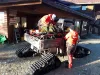 Rănită de 2 zile pe pârtie, a chemat Salvamontul să o ducă la spital