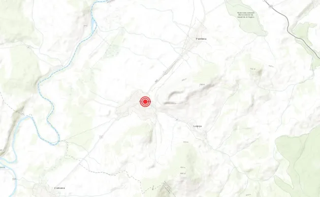 Cutremur slab, produs la Cuciulata