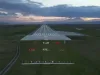 Marcajele de pe suprafeţele de mişcare de la Aeroportul Braşov, recepţionate: vopsea specială, cu bile reflectorizante
