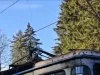 „Meserie” la CFR: Locomotivă „reparată”… cu o sârmă  