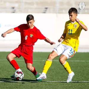Marco Popescu, titular pentru România U15, contra Iordaniei U15