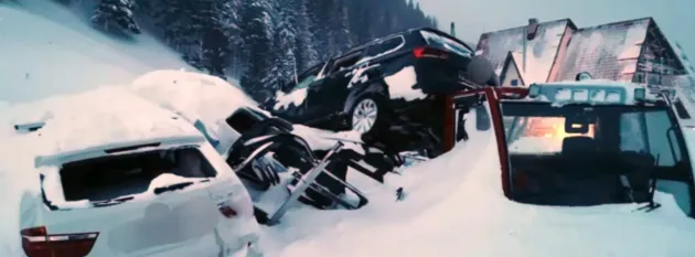 Avalanşă în Munţii Făgăraş, peste cabana Capra