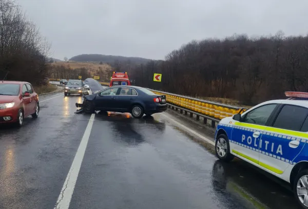 Drumul spre Sibiu i s-a oprit în „butoaiele galbene”
