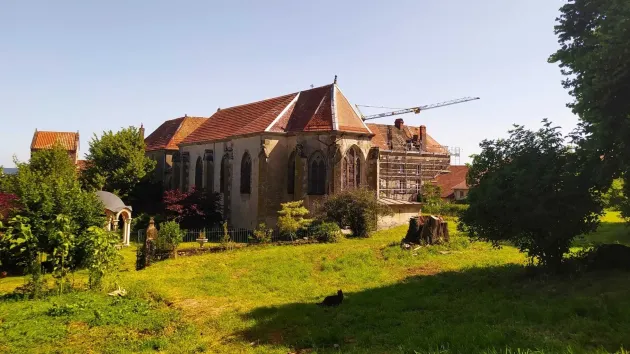 Românii din Franţa, Germania şi Luxembourg au petrecut Buna Vestire la Mănăstirea Godoncourt