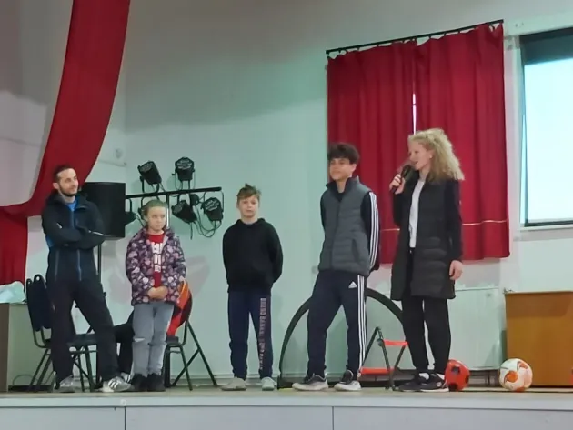 Zi specială la Hălchiu, dedicată fotbalului
